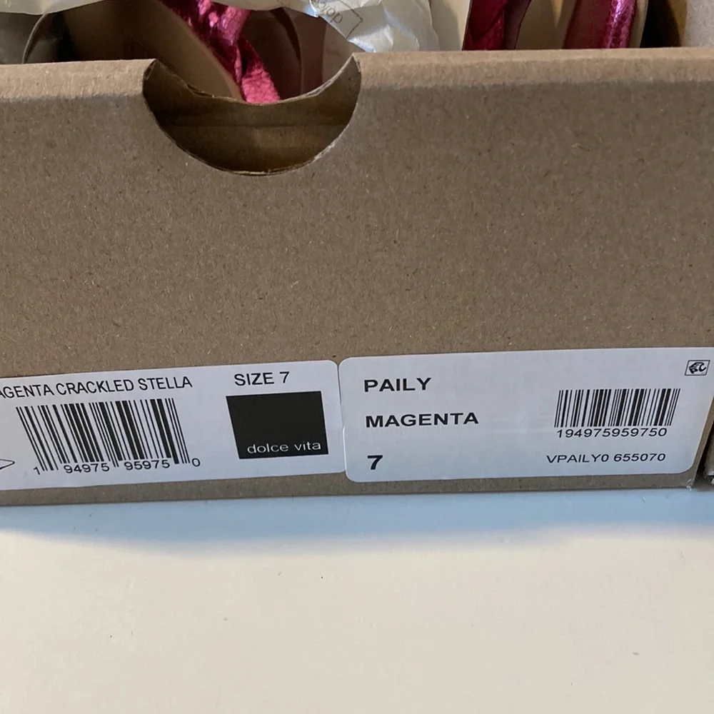 NWT Anthropologie Dolce Vita Paily‎ Heels in Rose Size 7 Pink - Picture 8 of 9